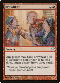 Browbeat - Planechase (HOP) #50 - Uncommon Magic: The Gathering Trading Card