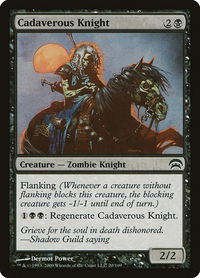 Cadaverous Knight - Planechase (HOP) #20 - Common Magic: The Gathering Trading Card