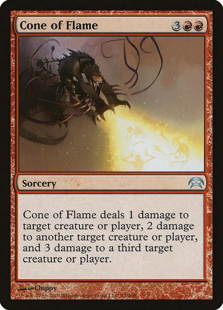 Cone of Flame - Planechase Magic: The Gathering trading card