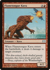 Flametongue Kavu - Planechase (HOP) #54 - Uncommon Magic: The Gathering Trading Card