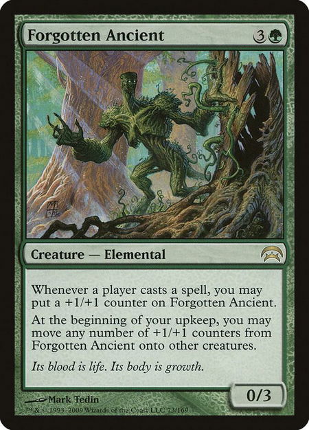 Forgotten Ancient - Planechase Magic: The Gathering trading card