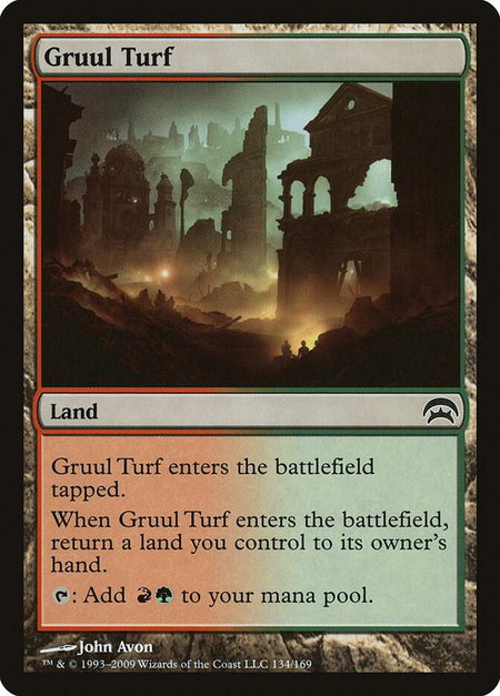 Gruul Turf - Planechase Magic: The Gathering trading card