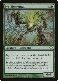 Ivy Elemental - Planechase (HOP) #74 - Rare Magic: The Gathering Trading Card