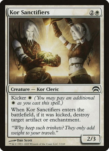 Kor Sanctifiers - Planechase Magic: The Gathering trading card
