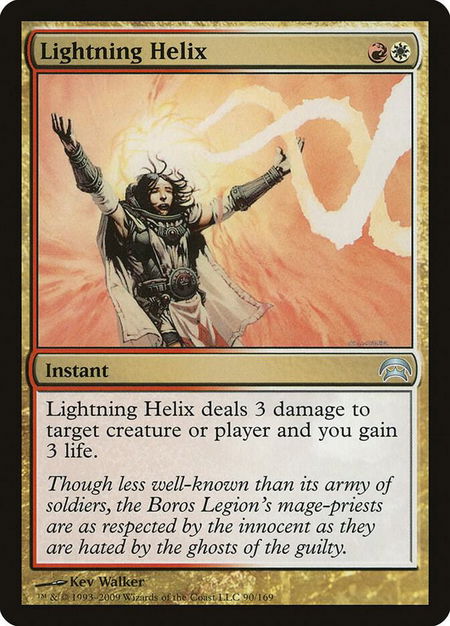Lightning Helix - Planechase Magic: The Gathering trading card