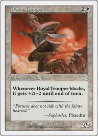 Royal Trooper - Starter 1999 (S99) #25 - Uncommon Magic: The Gathering Trading Card