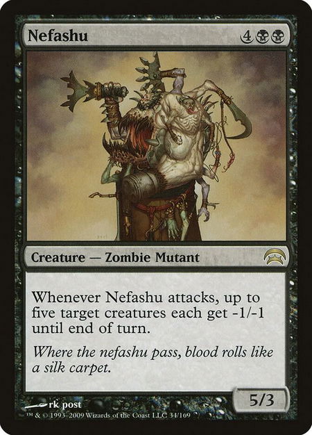 Nefashu - Planechase Magic: The Gathering trading card