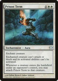 Prison Term - Planechase (HOP) #6 - Uncommon Magic: The Gathering Trading Card