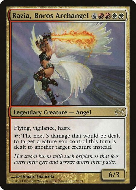 Razia, Boros Archangel - Planechase Magic: The Gathering trading card