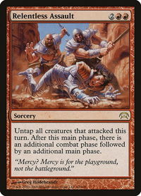 Relentless Assault - Planechase (HOP) #62 - Rare Magic: The Gathering Trading Card