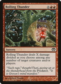 Rolling Thunder - Planechase (HOP) #64 - Common Magic: The Gathering Trading Card