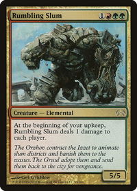 Rumbling Slum - Planechase (HOP) #93 - Rare Magic: The Gathering Trading Card