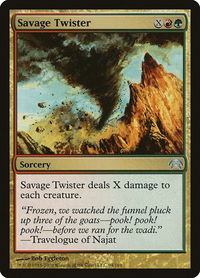 Savage Twister - Planechase (HOP) #94 - Uncommon Magic: The Gathering Trading Card