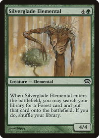 Silverglade Elemental - Planechase (HOP) #78 - Common Magic: The Gathering Trading Card