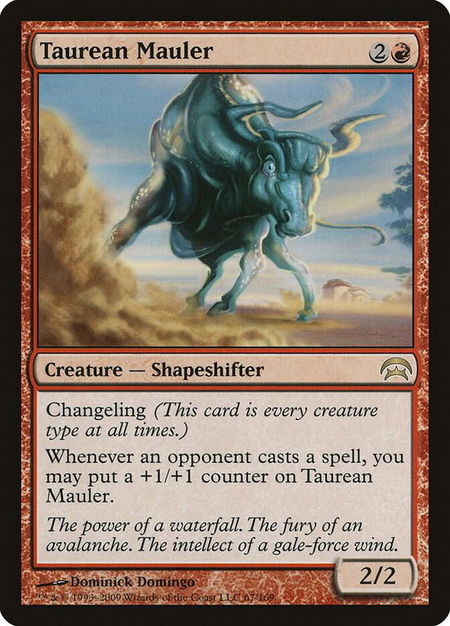 Taurean Mauler - Planechase Magic: The Gathering trading card