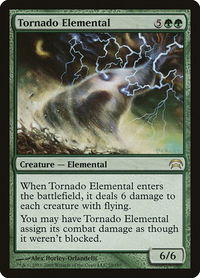 Tornado Elemental - Planechase (HOP) #79 - Rare Magic: The Gathering Trading Card