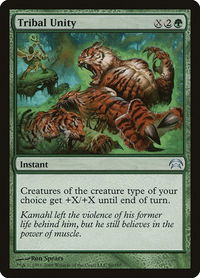 Tribal Unity - Planechase (HOP) #80 - Uncommon Magic: The Gathering Trading Card