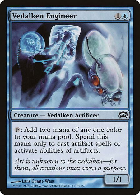 Vedalken Engineer - Planechase Magic: The Gathering trading card