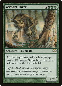 Verdant Force - Planechase (HOP) #81 - Rare Magic: The Gathering Trading Card