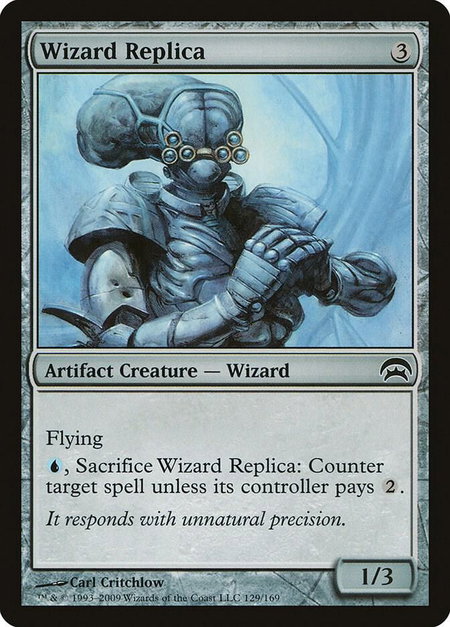 Wizard Replica - Planechase Magic: The Gathering trading card