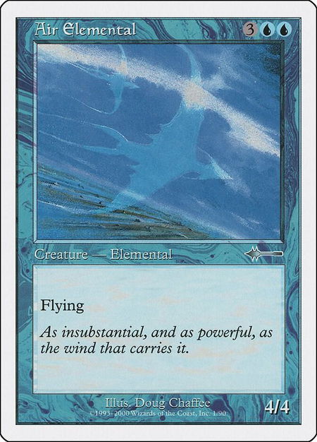 Air Elemental - Beatdown Box Set Magic: The Gathering trading card