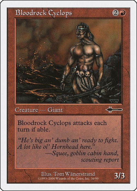 Bloodrock Cyclops - Beatdown Box Set Magic: The Gathering trading card