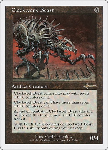 Clockwork Beast - Beatdown Box Set Magic: The Gathering trading card
