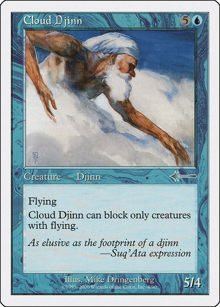 Cloud Djinn - Beatdown Box Set Magic: The Gathering trading card