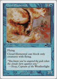 Cloud Elemental - Beatdown Box Set (BTD) #5 - Common Magic: The Gathering Trading Card