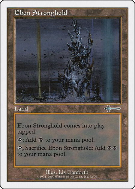 Ebon Stronghold - Beatdown Box Set Magic: The Gathering trading card