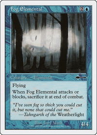 Fog Elemental - Beatdown Box Set (BTD) #7 - Common Magic: The Gathering Trading Card
