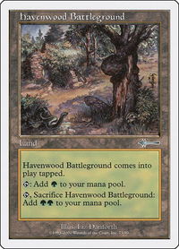 Havenwood Battleground - Beatdown Box Set (BTD) #73 - Uncommon Magic: The Gathering Trading Card