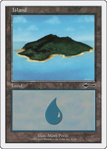 Island (81) - Beatdown Box Set Magic: The Gathering trading card