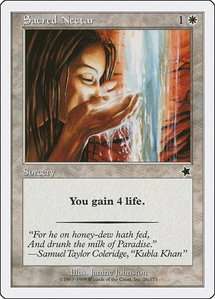 Sacred Nectar - Starter 1999 (S99) #26 - Common Magic: The Gathering Trading Card