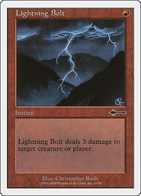 Lightning Bolt - Beatdown Box Set Magic: The Gathering trading card