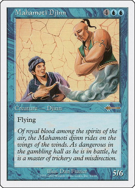 Mahamoti Djinn - Beatdown Box Set Magic: The Gathering trading card