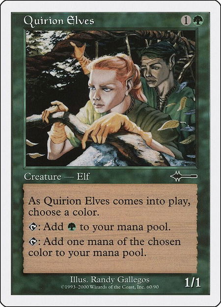 Quirion Elves - Beatdown Box Set Magic: The Gathering trading card