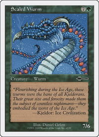 Scaled Wurm - Beatdown Box Set (BTD) #62 - Common Magic: The Gathering Trading Card
