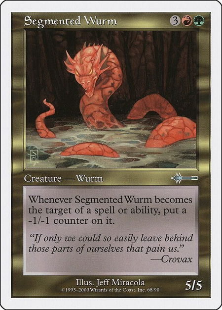 Segmented Wurm - Beatdown Box Set Magic: The Gathering trading card