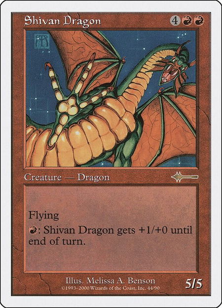 Shivan Dragon - Beatdown Box Set Magic: The Gathering trading card