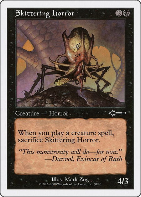 Skittering Horror - Beatdown Box Set Magic: The Gathering trading card