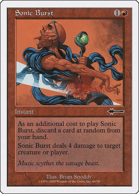 Sonic Burst - Beatdown Box Set Magic: The Gathering trading card