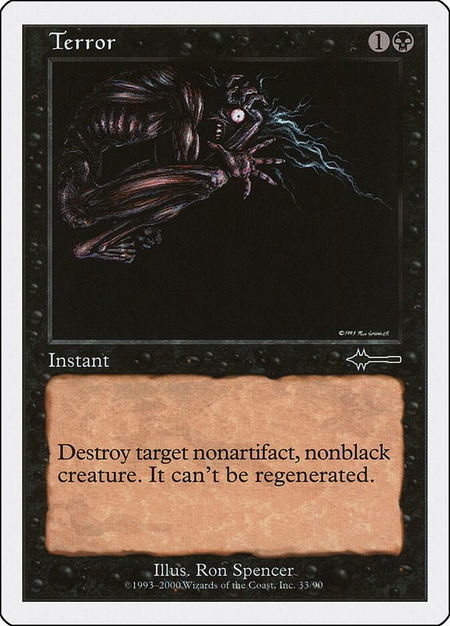 Terror - Beatdown Box Set Magic: The Gathering trading card
