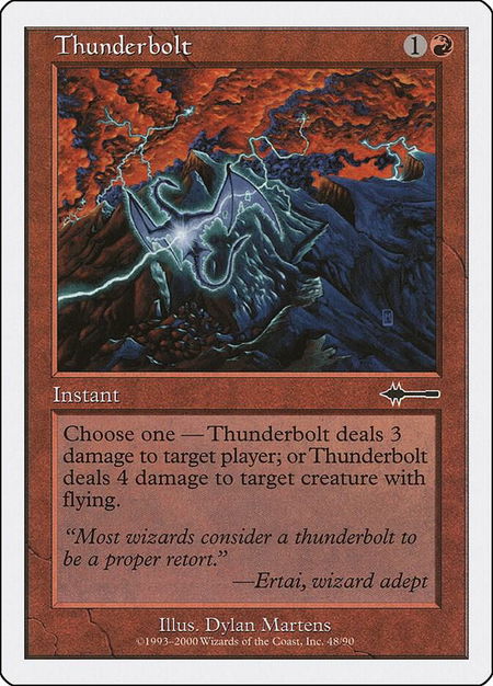 Thunderbolt - Beatdown Box Set Magic: The Gathering trading card