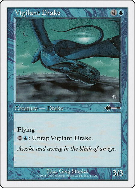 Vigilant Drake - Beatdown Box Set Magic: The Gathering trading card