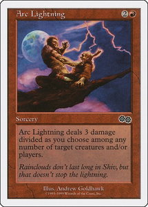 Arc Lightning - Battle Royale Box Set (BRB) #null - Common Magic: The Gathering Trading Card
