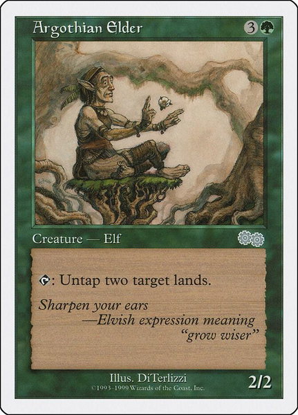 Argothian Elder trading card from Battle Royale Box Set Argothian Elder - Battle Royale Box Set Magic: The Gathering trading card