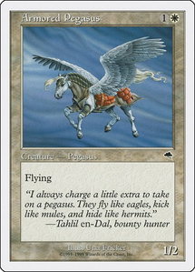Armored Pegasus - Battle Royale Box Set (BRB) #null - Common Magic: The Gathering Trading Card