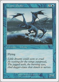 Azure Drake - Battle Royale Box Set (BRB) #8 - Uncommon Magic: The Gathering Trading Card