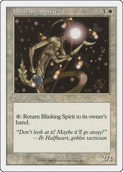 Blinking Spirit trading card from Battle Royale Box Set Blinking Spirit - Battle Royale Box Set Magic: The Gathering trading card